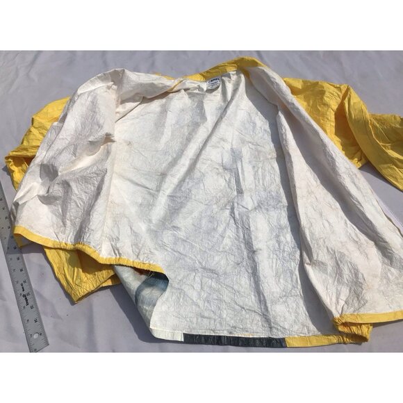 Vtg 90s Joe Camel Cigarettes Zip Advertising Jacket Yellow Promo Cigarettes L XL - Picture 14 of 16